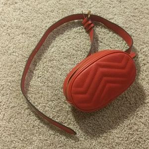 Red belt bag